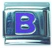 Blue letter - B